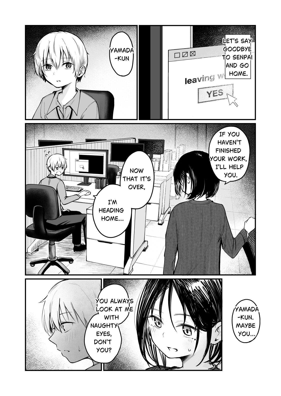 Hentai Manga Comic-Senpai! I'm Not Your Dildo! Uck!-Read-6